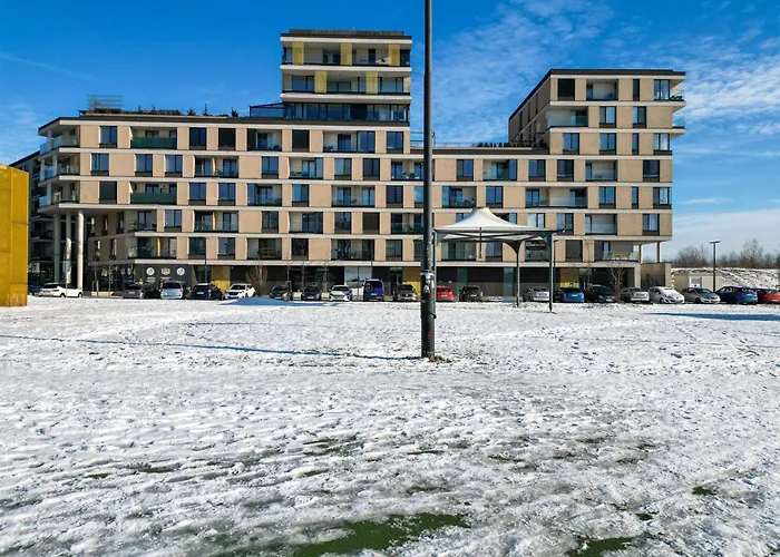 Bnb New Beautiful Apartment In The Center Of Ostrava With Option Garage Parking