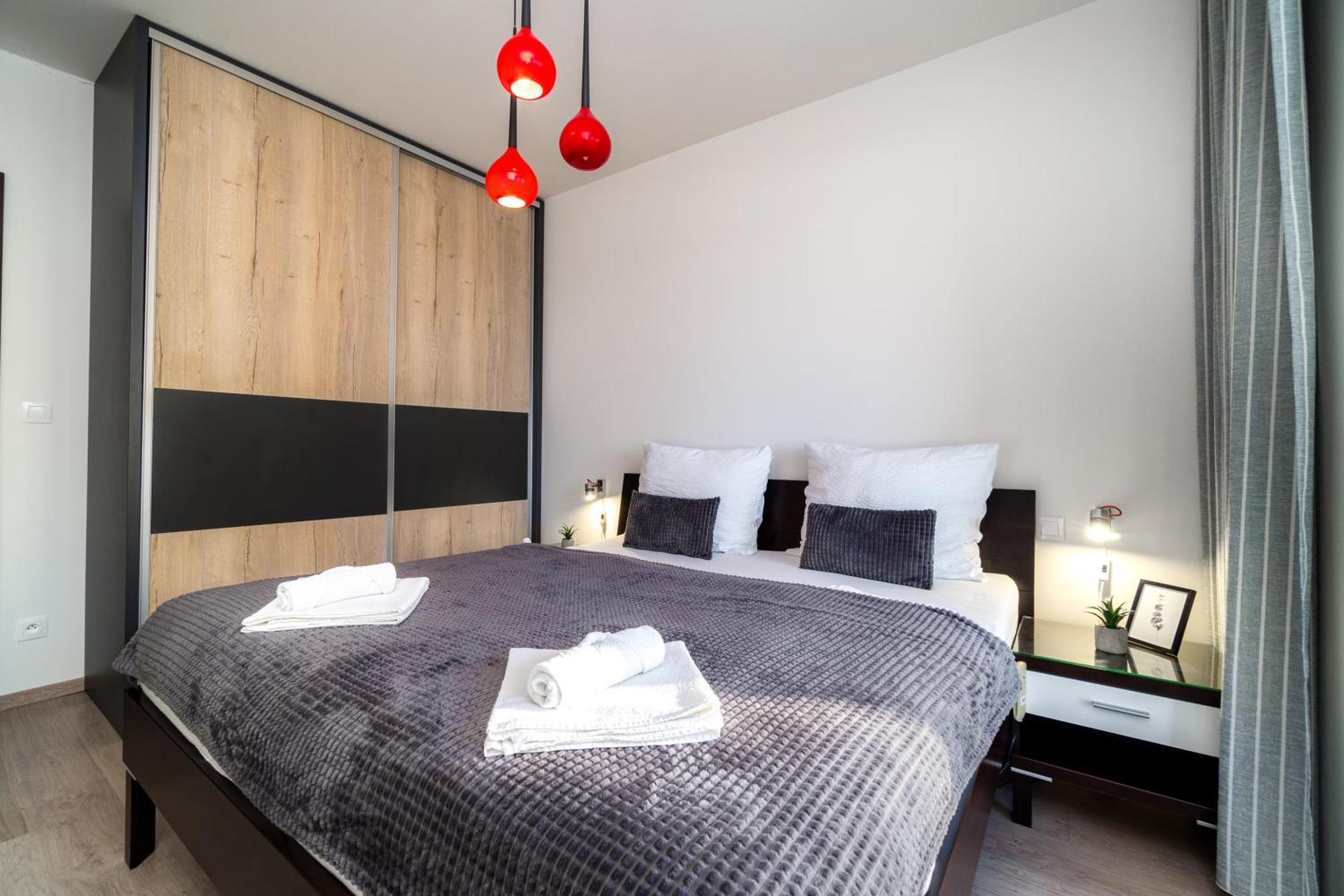 New Beautiful In The Center Of With Option Garage Parking Apartment